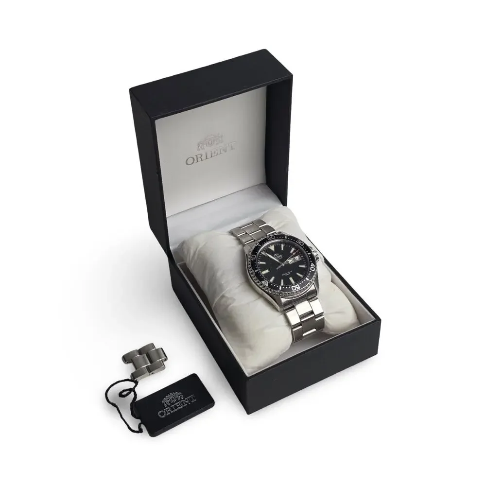 Orient Kamasu Automatic Diver Watch Black Dial RA-AA0001B19B Box
